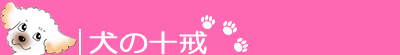 ミリオンペット：犬の十戒（The Ten Commandments of Dog Ownership）