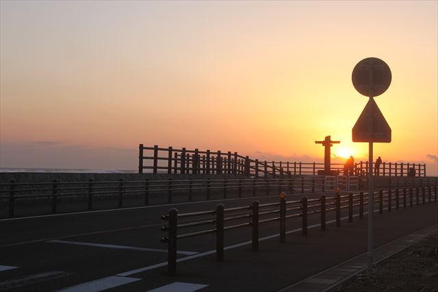 夕日を見るのが好き！