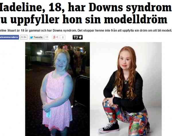 「モデルになりたい！」ダウン症18歳女性が大変身。可愛いと評判に。（豪） | Techinsight|海外セレブ、国内エンタメのオンリーワンをお届けするニュースサイト