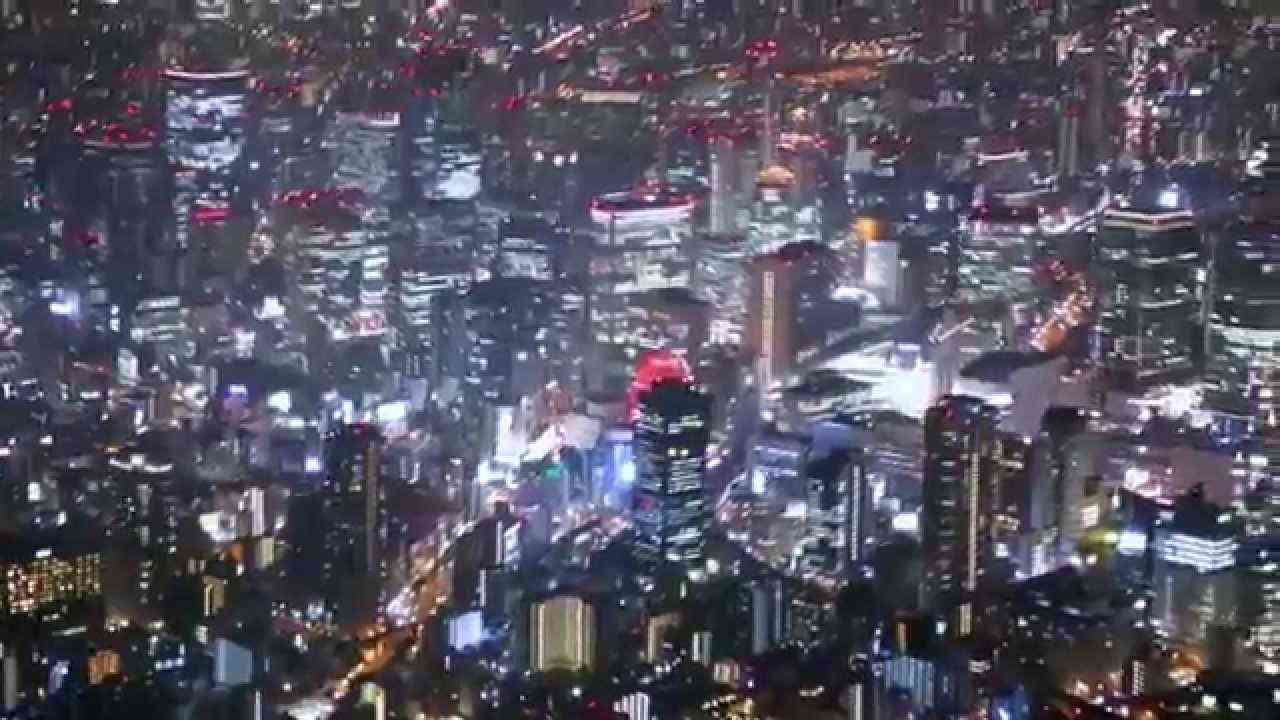 Night Flight　大阪都心上空夜景  こべるん～変化していく神戸～ - YouTube