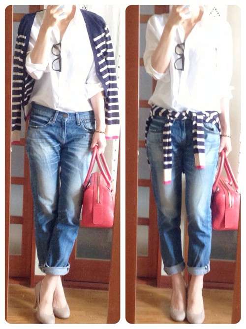 シンプルなファッションが好きな人！