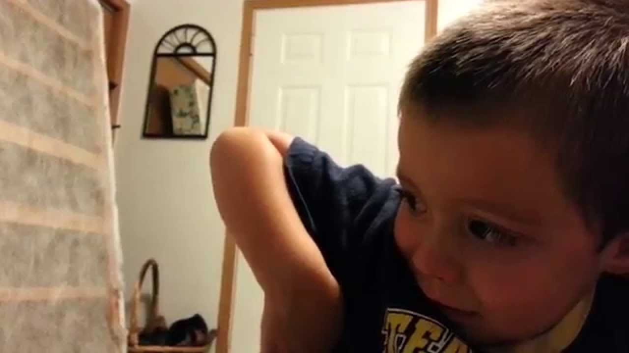 Daddy took my ear and nose! - YouTube