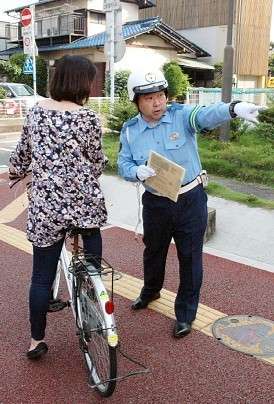 改正道交法:福岡で１時間に警告の自転車９０人 - 毎日新聞