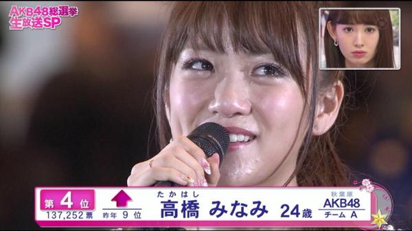 AKB48高橋みなみ総監督が総選挙辞退メンバーに激怒