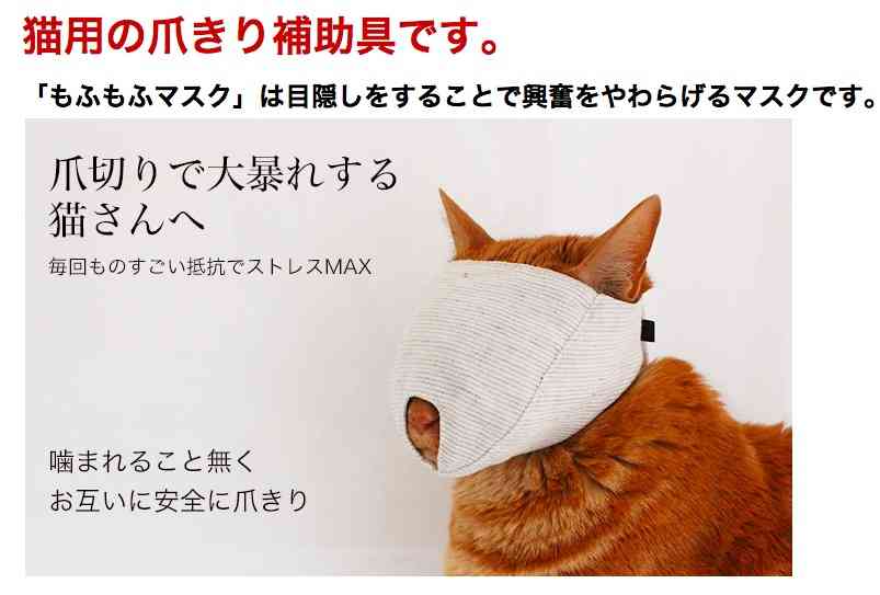 大人気で全カラー＆全サイズ売り切れ！ ネコ専用「もふもふマスク」の破壊力がスゴいと話題に | Pouch［ポーチ］