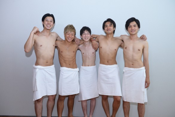 史上初！イケメンたちの肉体を愛でる温泉番組のオーディションをフォトレポート！