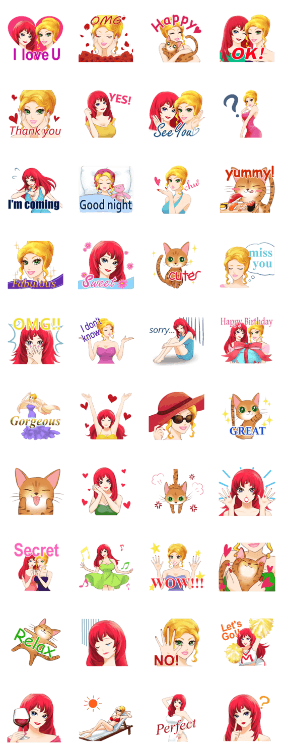 叶姉妹がLINEスタンプに初登場　原案は叶恭子が担当