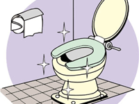旦那さんはトイレを自分で掃除する？
