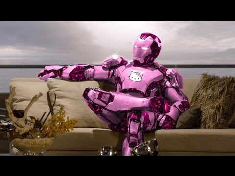 Marvel Superheroes Photoshopped with Hello Kitty Outfits - Thor, Iron Man, Hulk, Hawkeye, Loki - YouTube