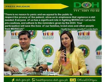 フィリピンにMERSコロナウイルス感染者が入国 | ASEAN PORTAL(アセアン ポータル)