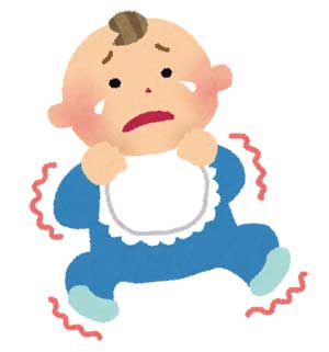 お子さんが熱性痙攣になった事ある方