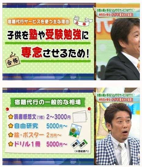 いいの？夏休みの宿題代行、十数業者に注文次々