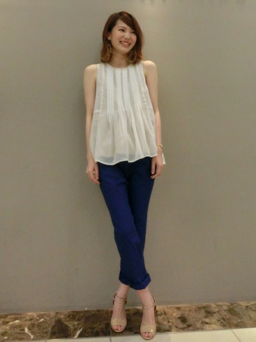 パンツ派 夏のデート服