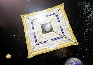 JAXA | 小型ソーラー電力セイル実証機「IKAROS」