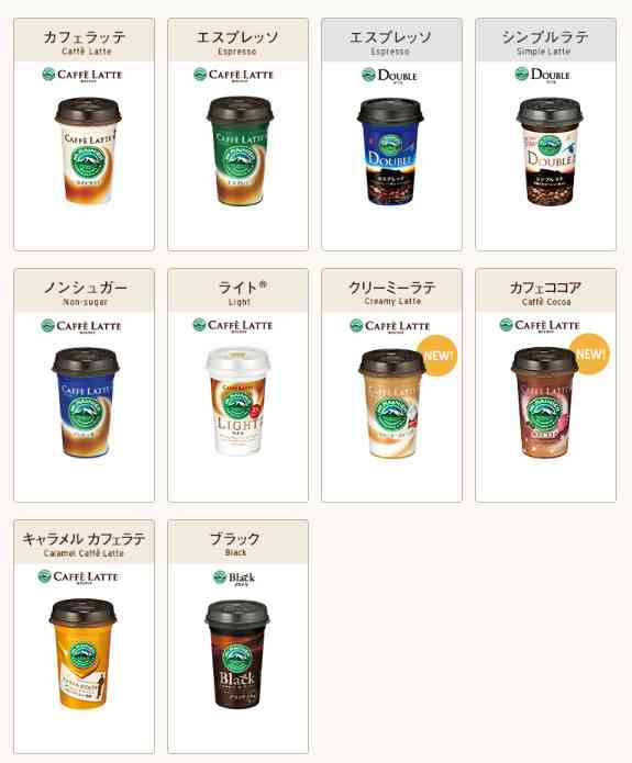 カフェオーレ好きなひと。