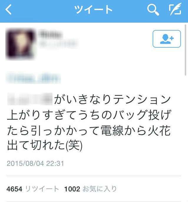 架線事故の原因は「バッグ投げたら電線切れた」？　JR東がツイート把握、真偽の調査に入る （J-CASTニュース） - Yahoo!ニュース