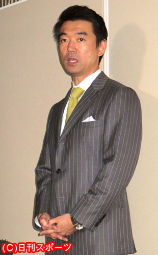 橋下市長、たかじんさん寄付「取りやめ」 - 芸能ニュース : nikkansports.com