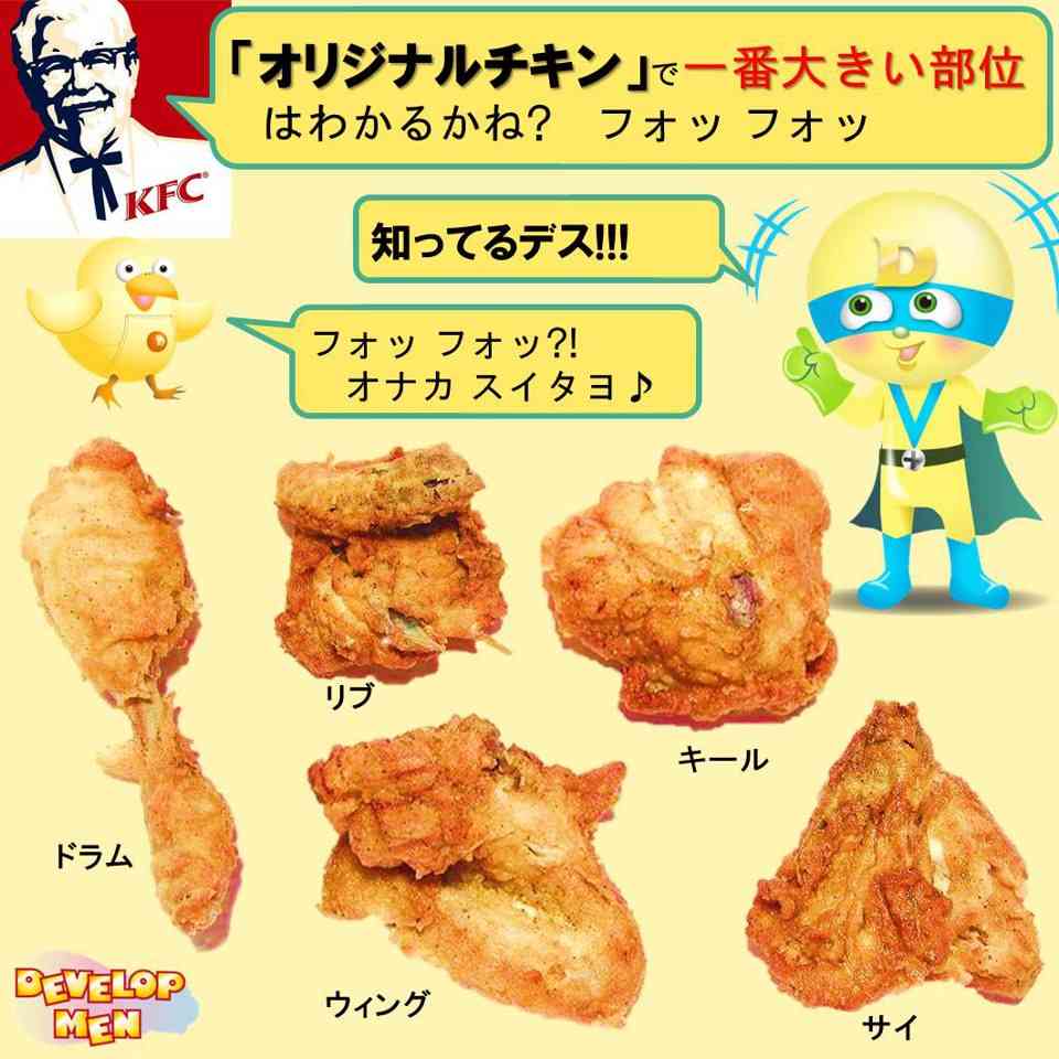 ケンタッキーのどの部位が好き？