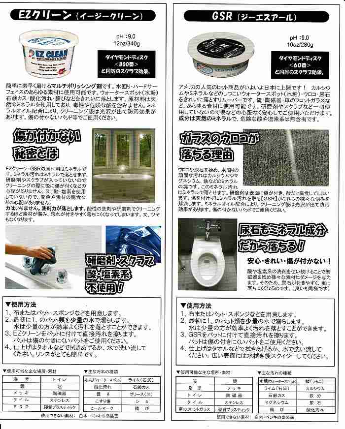 水垢をどうにかしたい