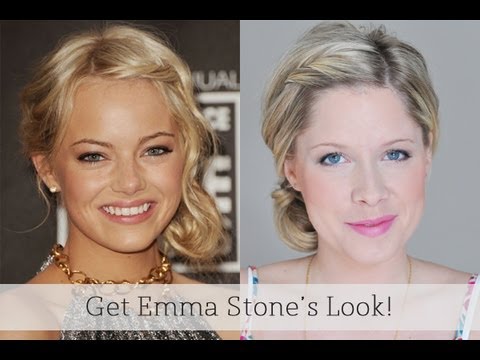 Emma Stone Inspired Casual Bun - YouTube