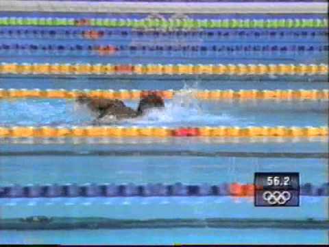 シドニーオリンピック　競泳男子100m予選 - YouTube