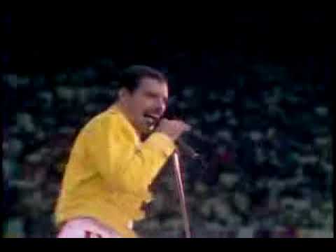 QUEEN EN WEMBLEY 1986 UNDER PRESSURE - YouTube