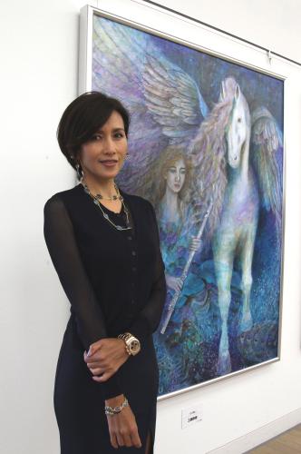 押切もえ絵画初出展で二科展入選！友人たちは「もっと優しい絵を描くと思った」とビックリ