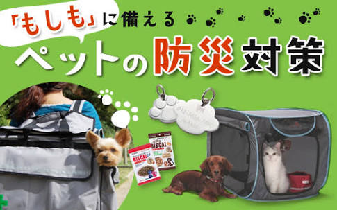 ペットの防災対策