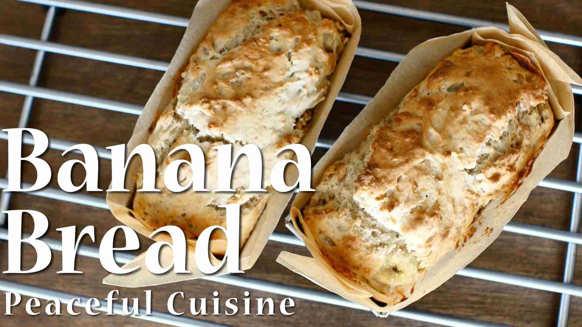 Banana Bread (vegan) ☆ バナナブレッドの作り方 - YouTube