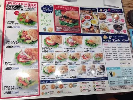 ベーグルの食べ方