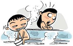 お風呂で何を考えてますか?