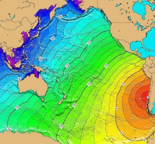【注意喚起】チリ沖でM8.2の大地震が発生！日本へもあす朝には津波到達か