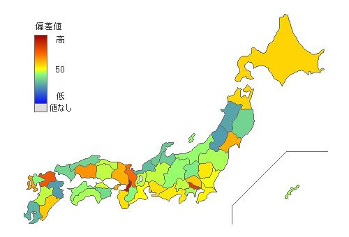 性犯罪認知件数 [ 2010年第一位 大阪府 ]｜新・都道府県別統計とランキングで見る県民性 [とどラン]