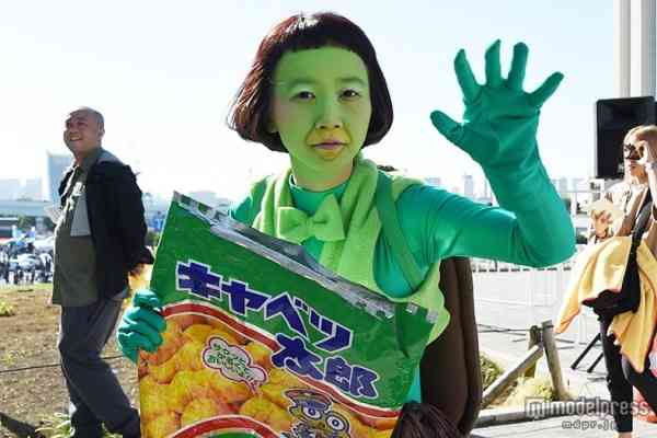 三戸なつめ、“かっぱ”姿のガチ仮装に「可愛い」の声飛び交う