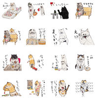 世にも不思議な猫世界 : 【LINE】クリエイターズスタンプ　シュール＆ゆる系まとめ - NAVER まとめ