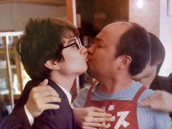《画像》意外な人同士のキスシーン