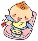 離乳食。義母から勝手に食べさせられたもの。