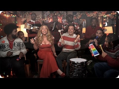 Jimmy Fallon, Mariah Carey & The Roots: "All I Want For Christmas Is You" (w/ Classroom Instruments) - YouTube