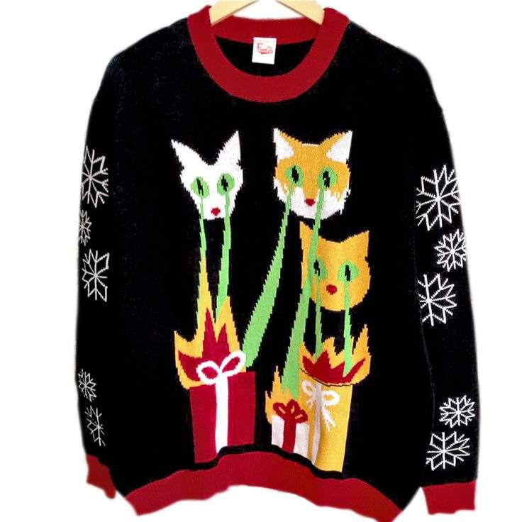 【画像】クリスマス柄のセーターが集まるトピ