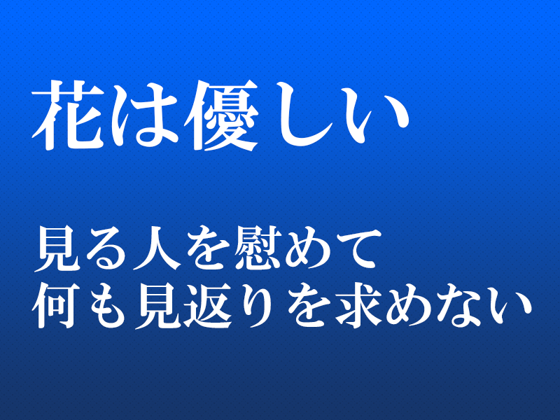 見返りを求めることは悪いこと？