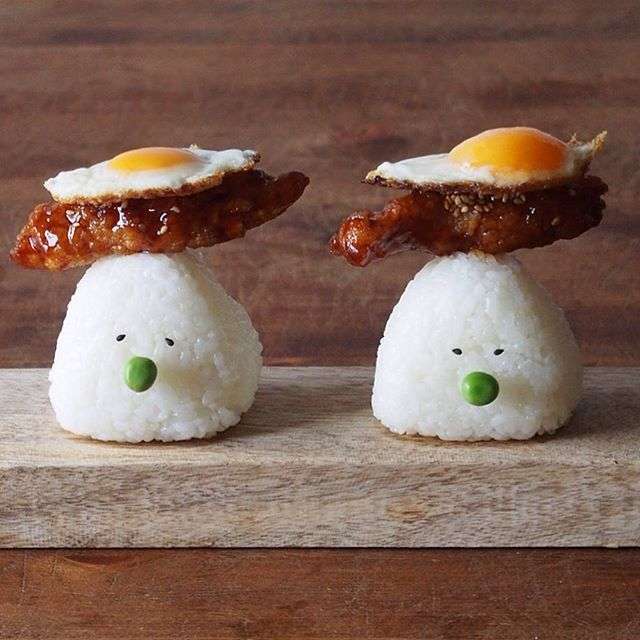 新定番？Instagramで人気の「顔おにぎり」がかわいいと話題に