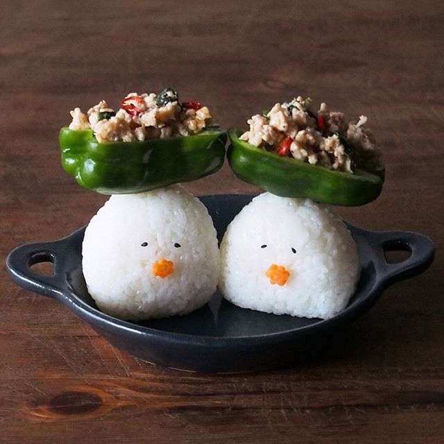 新定番？Instagramで人気の「顔おにぎり」がかわいいと話題に