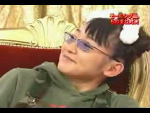 Morning Musume - Kago sits and impersonates Gackt - YouTube