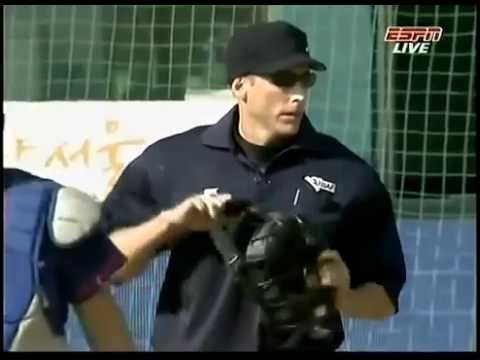 U-18世界野球『台湾VS韓国で韓国人選手がわざとデットボールを受ける』 - YouTube