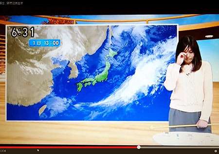 ＮＨＫお天気お姉さん「号泣放送事故」の真相 （東スポWeb） - Yahoo!ニュース