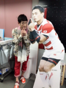 ラグビー五郎丸歩が緊張の初CM「広瀬すずさんは何をしてもかわいい（笑）」。