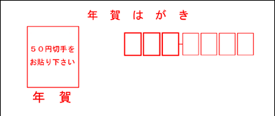 郵便局員が殺意を覚える年賀はがき 宛名書きが吹き出しやセリフ調