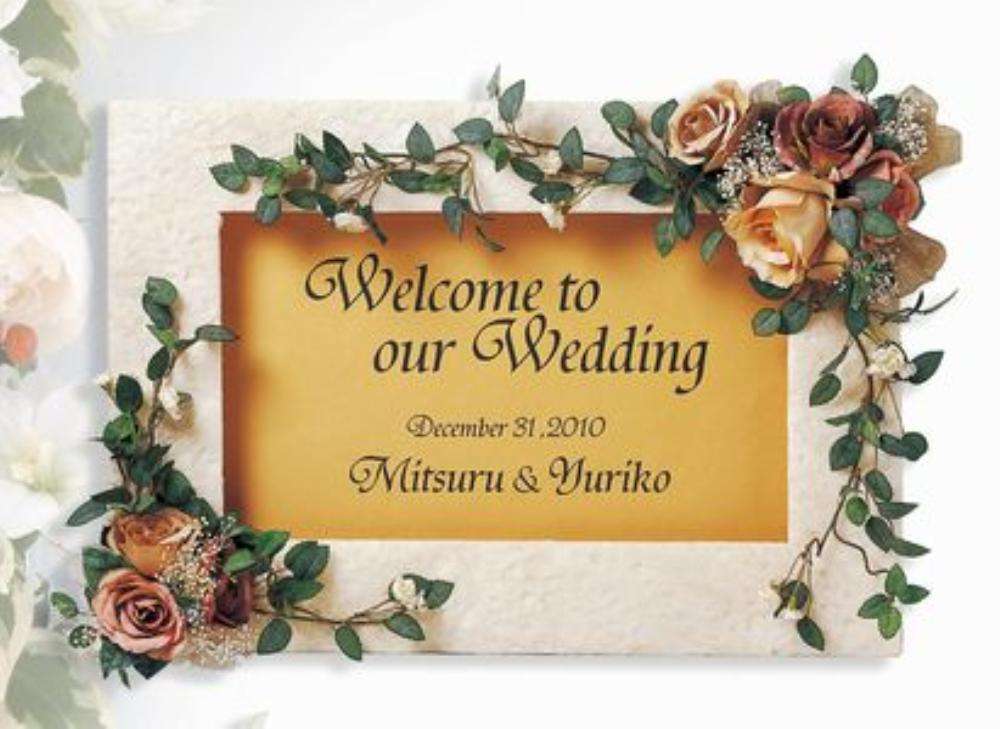 結婚式のウェルカムボードのその後。