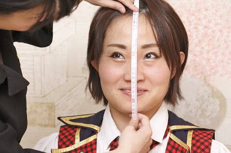 顔、ティッシュ箱より小さいですか？