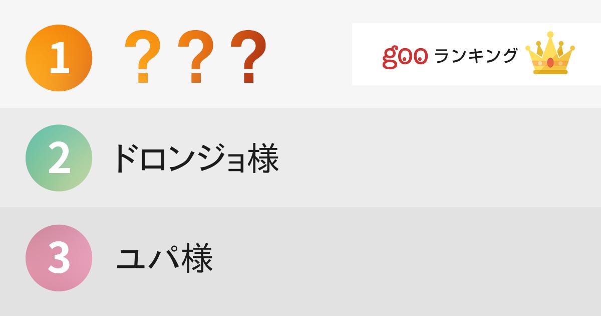 「様」をつけないと呼べないと思う、マンガ・アニメのキャラクターランキング - gooランキング